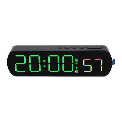 Humidity High-definition LED Display Digital Clock Black Clock With White Light • $15.65