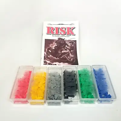 RISK World Conquest Board Game Vintage 1993 Replacement ArmiesInstructions  • $12.95