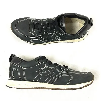 $48.22 • Buy John Varvatos X Converse Cons Men Sz 7.5 Biking Black Shoes Sneakers Women Sz 9