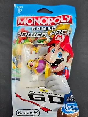 Monopoly Gamer Wario Power Pack Figure Token W/Card Nintendo Mario Game NEW  • $39.95