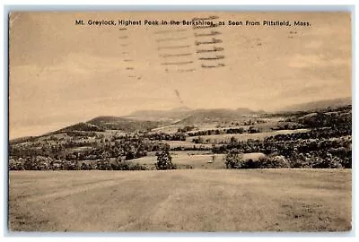 1940 Mt. Greylock Highest Peak In Berkshire Pittsfield Massachusetts MA Postcard • $29.95