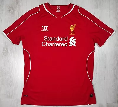 £24.95 • Buy Liverpool 2014/15 Home Kit Football Shirt Warrior Red Short Sleeve Jersey Large