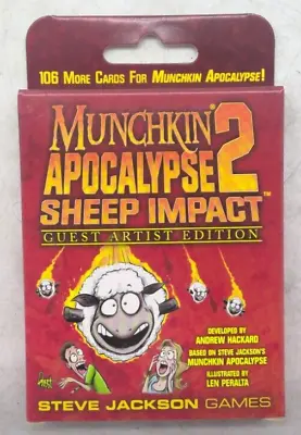 Munchkin Apocalypse 2 Expansion Card Game Brand New ~ Sheep Impact • $6.10