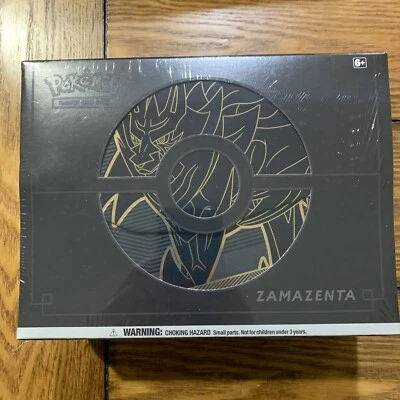 $90.25 • Buy Pokémon TCG Sword & Shield Elite Trainer Box Plus Zamazenta Card