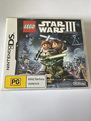 Lego Star Wars III: The Clone Wars For Nintendo DS - Genuine - Complete • $9