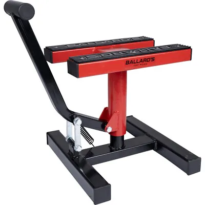 Ballards MX Black/Red Off Road Motorcross Dirt Bike Heavy Duty Lift Stand • $59.95