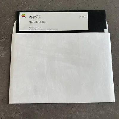 Apple II SCSI Card Utilities - 680-5037-A - 5.25” Floppy Software • $24.99