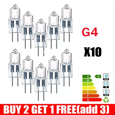 10X G4 Bulbs 10W 20W Halogen Capsule Warm White Light Lamp 12V Energy Saving • £3.25