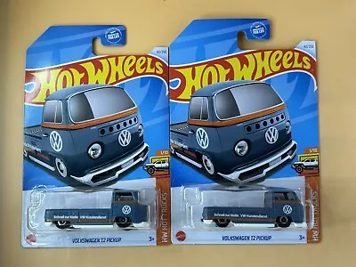 Hot Wheels 2024 Mainline Volkswagen T2 Pickup C Case Lot Of 2 • $4.85