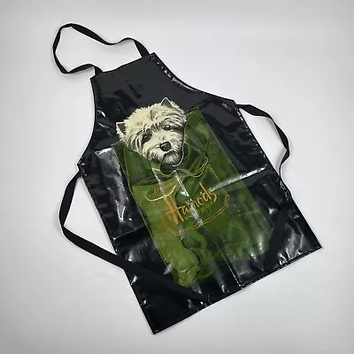 Harrods London Knightsbridge Westie Highland Terrier Dog Vinyl Apron Waterproof • $29.87