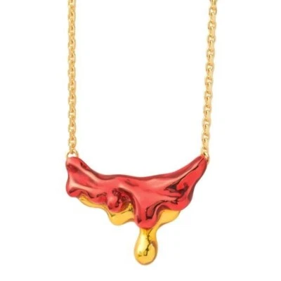 $254.99 • Buy EVANGELION Unit 02 Model Melty Melt Accessory Necklace Q-pot Asuka