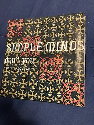 Mislabeled B-Side-SIMPLE MINDS Don't You Forget About Me/A Brass Band In Africa! • $10