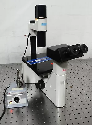 R186788 Leitz DM IL Inverted Contrast Microscope W/ 2 Objectives DMIL • $300