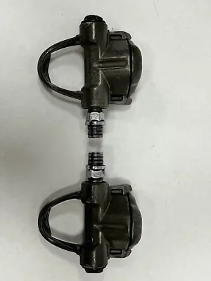 USED Vintage Mavic By Look Clipless Pedals Grey • $32