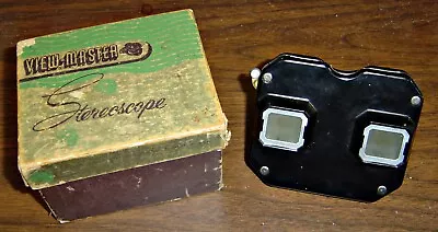 Vintage 1940s Sawyers View-Master Stereoscope W/ Original Box 8 Reels & Text • $15