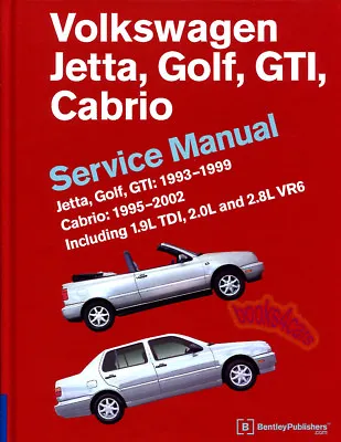 Volkswagen Vw Jetta Golf Gti Shop Manual Service Repair Book Robert Bentley Book • $109.44
