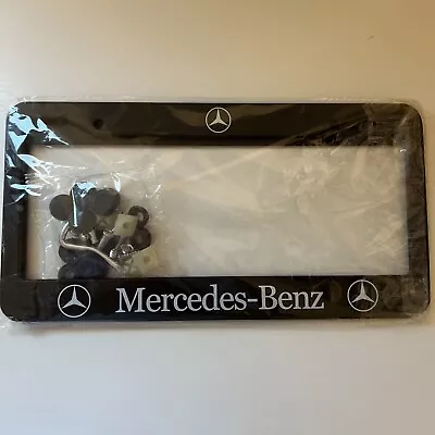 Mercedes-Benz License Plate Frame Holder Pack Of 2 With Hardware Brand New • $25.99