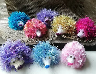 FUNKY HEDGEPIGS! Hand-knit Creme Egg Cosies - Easter Fun! • £3