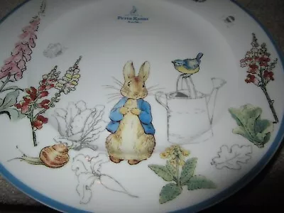 New Peter Rabbit Beatrix Potter Spring Dinner 10 1/2 Plate • $11.99