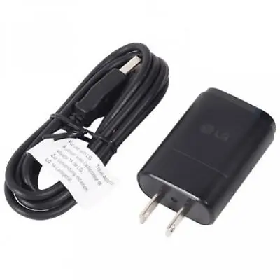 Lg Oem Rapid Home Wall Charger Original Usb Power Adapter Cable Cord Sync Wire • $9.49
