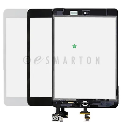 IPad Mini 1 | IPad Mini 2 Touch Screen Digitizer Lens Glass + Home Button Module • $13.95