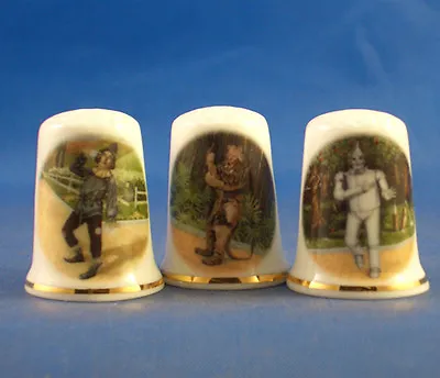 £9.95 • Buy Birchcroft Thimbles -- Set Of Three --  Wizard Of Oz Characters