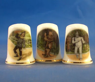 £9.95 • Buy Birchcroft Thimbles -- Set Of Three --  Wizard Of Oz Characters