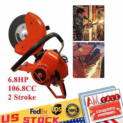 Gas Demolition Saw Concrete Cut Off Circular Saw Demo Saw Masonry Blade Cutter • $236.55