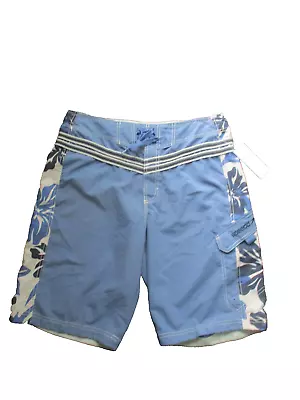 Nwt Speedo Swim Trunks ~ 34 ~ Cargo Pocket ~ Solid & Hawaiian Print ~ $48 • $10.99