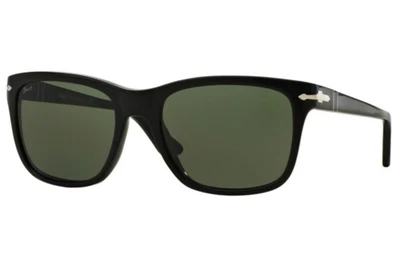 $30 • Buy Persol PO3135s Men's Sunglasses Black FRAMES ONLY BROKEN LENS READ DESCRIPTION