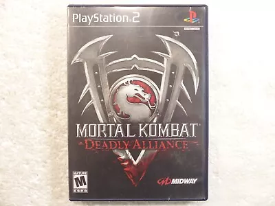 Mortal Kombat: Deadly Alliance (PlayStation 2 2002) PS2 Complete W/ Reg. Card! • $14.95