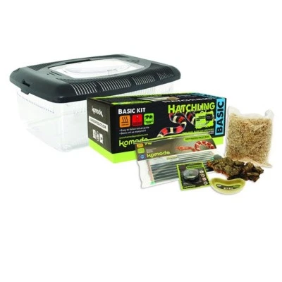 £50.95 • Buy Komodo Basic Hatchling & Snake Starter Kit Terrarium Substrate Bowl HeatMat Bark