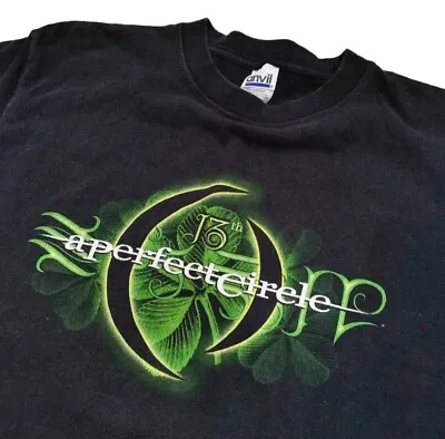 A Perfect Circle 13th Album Band T-shirt Cotton Black Shirt Classic Style • $25.99