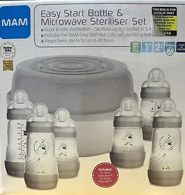 MAM Easy Start Bottle & Microwave Steriliser Set • £52.99