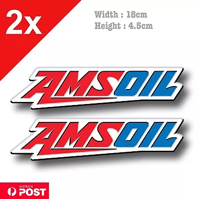 AMSOil American Synthetic Lubricant Logo Sticker • $7