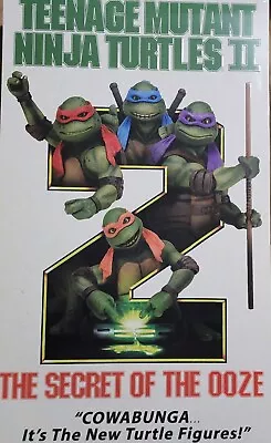 NECA TMNT Teenage Mutant Ninja Turtles II Secret Of The Ooze 4 PACK VHS Set New! • $200