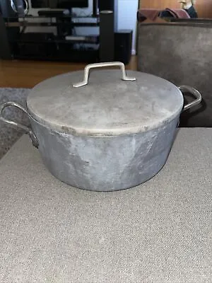 Vintage MAGNALITE GHC PROFESSIONAL 5 Qt 4.5 L Stock Pot Dutch Oven Pan Lid • $100