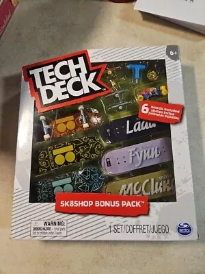 Tech Deck Sk8Shop Bonus Pack 6 Mini Finger Skateboards Plan B • $15.99