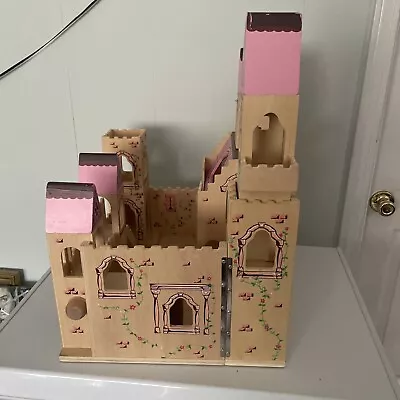 Melissa & Doug Folding Princess Castle  Wooden Toy • $60