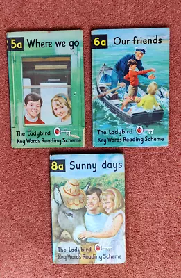 Vintage Ladybird Books Key Words Reading Scheme X 3 • £4.99