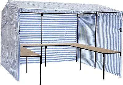 Walk In With Tables 3m X 3m (10' X 10') Market Stall Outdoor Stand Starter Pack • £597.70