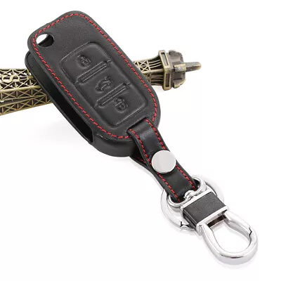 Leather Key Cover For VW Golf Jetta MK6 Tiguan Bora Passat MK5 POLO Skoda SEAT • $12.62