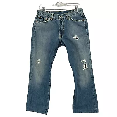 Lucky Brand Dungarees Size 32 Vintage Medium Wash Men's Fender Jeans • $26.99
