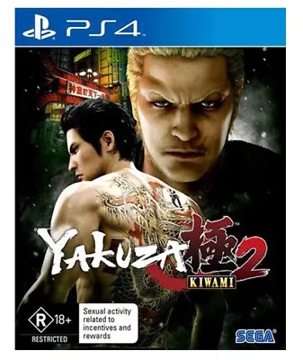Yakuza Kiwami 2 Game Sony PS4 Playstation 4 Gang Fighting RPG • $110