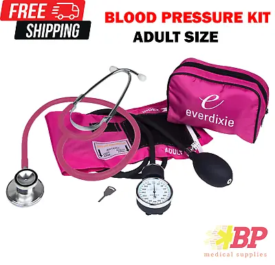 Aneroid Sphygmomanometer Stethoscope Set With Adult Size Blood Pressure Cuff • $12.99