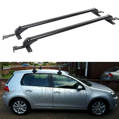 For VW MK5 MK6 MK7 43.3  Car Top Roof Rack Cross Bar Cargo Luggage Carrier +Lock • $135.59