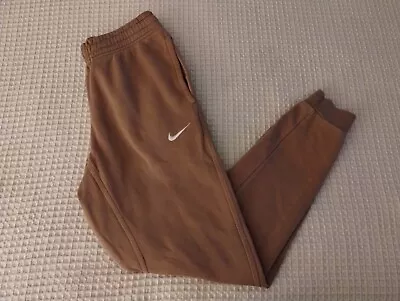 Nike Men's Brown Tan Joggers Sweatpants Size Small Slightly Faded • $22.49