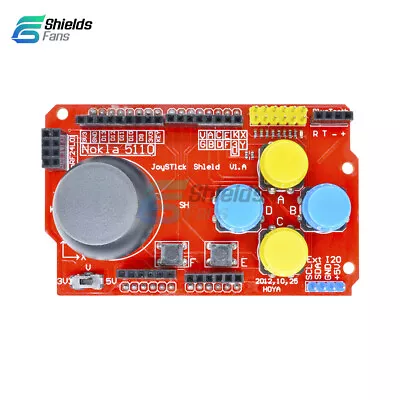 Gamepads JoyStick Keypad Shield PS2 For Arduino NRF24L01 Nokia 5110 LCD I2C • $2.57