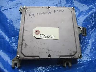 99-00 Honda Civic D16Y7 Engine Computer Ecu Obd2a 37820-P2E-C12 Manual 220070 • $129.99