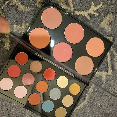 MAC Pro Colour Eye Shadow Palette - 12 Colors And 6 Blush NEW • $159.99